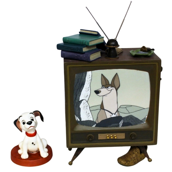 WDCC 101 Dalmatians Lucky and TV "Come on Lucky" Walt Disney Classics Collection - Picture 6 of 6